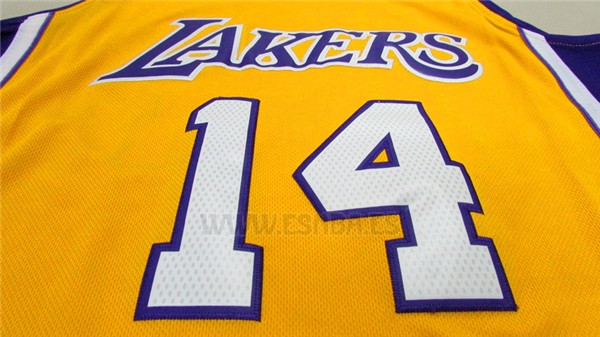 Camiseta Los Angeles Lakers Brandon Ingram #14 Amarillo